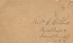 Envelope addressed to Robert C. Caldwell